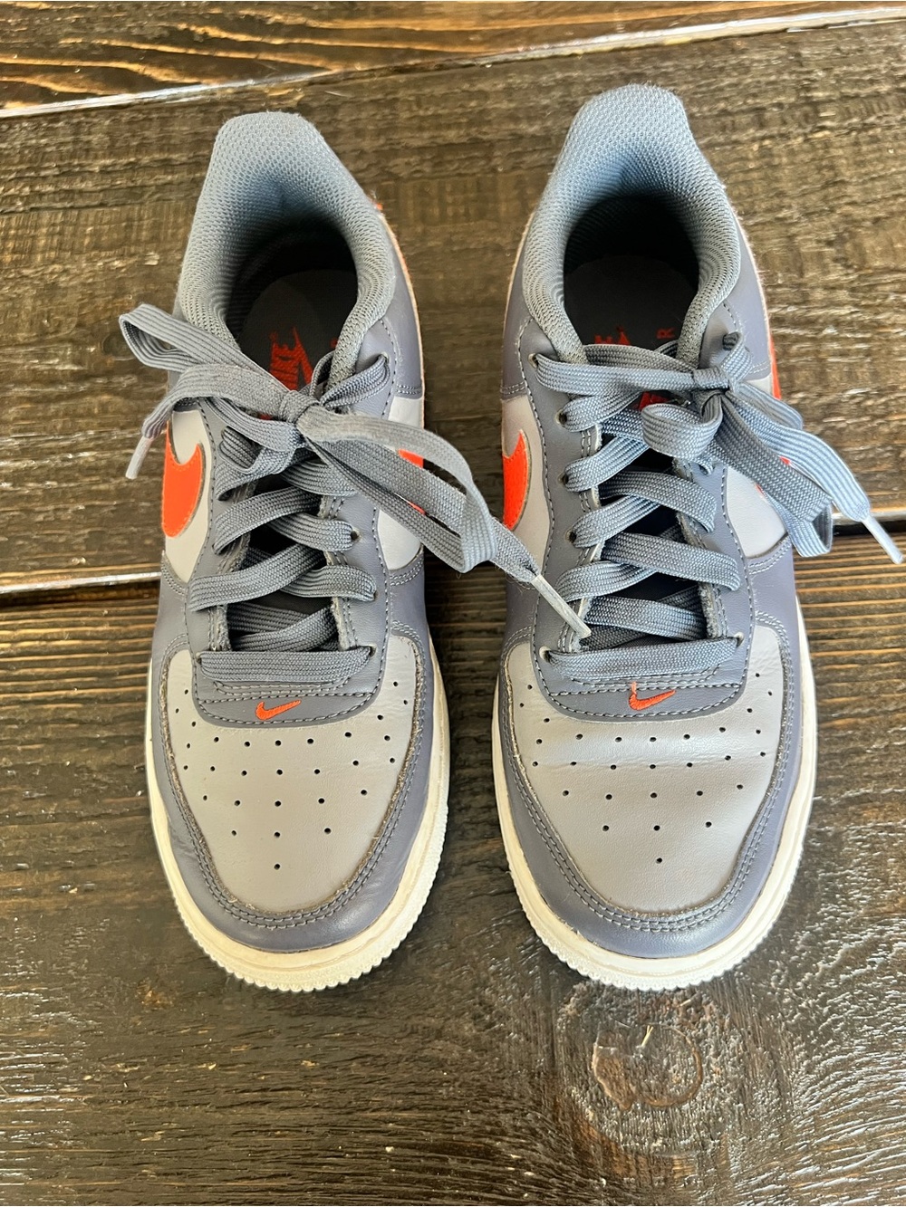 Nike Force 1 Low sneakers Orange & Grey